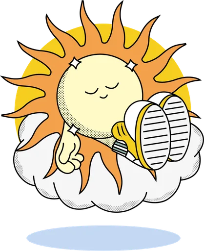 hej. sun mascot